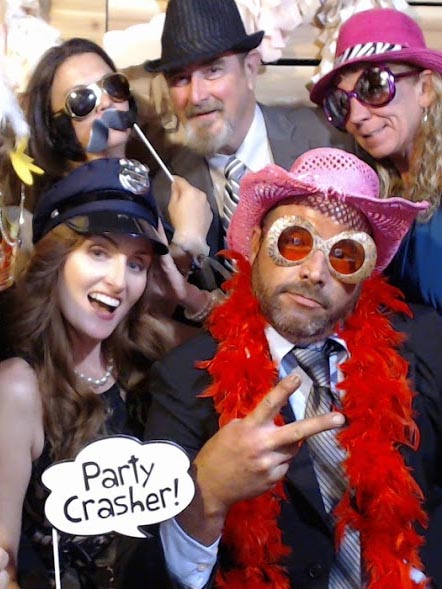 People having fun at our Classic Photo Booth.