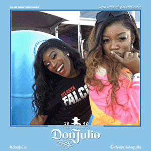 girls being silly at our photo booth rental